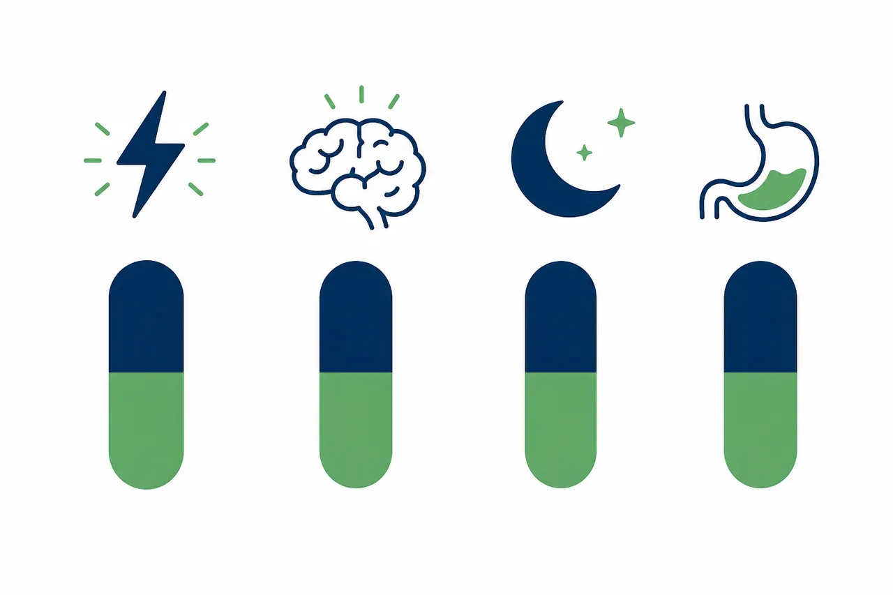 Formas de magnésio e seus usos: energia, foco, sono e intestino